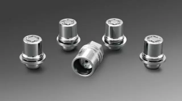 Wheel Locks, Alloy, Clear Chrome Finish - Toyota (PT276-60070)