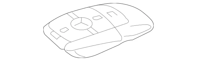 22290581119999 - Front Doors: Key for Mercedes-Benz: E300, E400, E43 AMG, E450, E53 AMG, Maybach S550, Maybach S560, Maybach S600, Maybach S650, S450, S550, S550e, S560, S600, S63 AMG, S65 AMG Image image