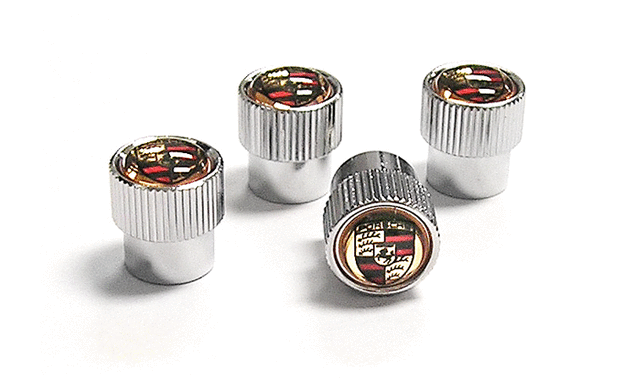 PNA70500200 - Wheels: Color Valve Stem Cap Set for Porsche: 911, Boxster, Cayenne, Cayman, Panamera Image