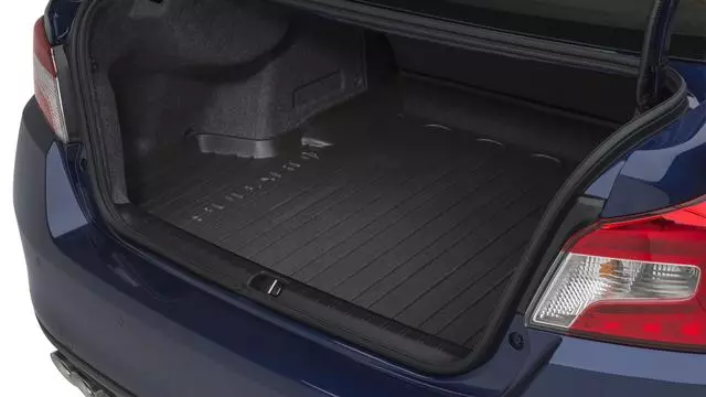 2012-2015 Subaru Impreza & WRX & STi 4-Door Black Rear Cargo Tray Liner OEM NEW - Subaru (J501SFJ400)