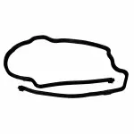 7R3Z6020A - : Gasket for Ford: Explorer, Explorer Sport Trac, F-150, Mustang | Mercury: Mountaineer Image