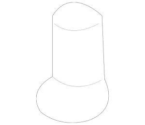 1998-2006 Mercedes-Benz Rocker Molding Rivet 002-990-27-97