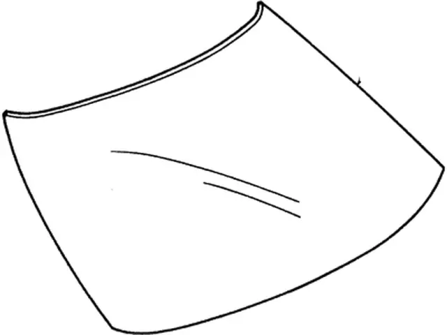 F1KY5442006A - Body: Back Glass for Ford: Escort | Mercury: Tracer Image