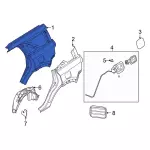 M1PZ78278A92A - Body: Quarter Panel Assembly for Ford: Bronco Sport Image