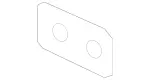 4637231500 - Front Door: Compensating Plate for Mercedes-Benz Image