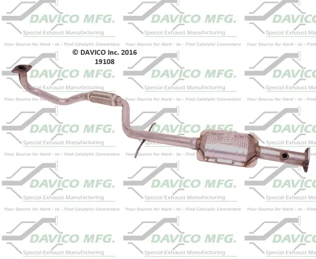 19108 - Exhaust: Direct Fit Catalytic Converter for DAVICO CONVERTERS Image