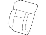 6L3Z1664811B - Body: Seat Back Pad for Ford: F-150 | Lincoln: Mark LT Image