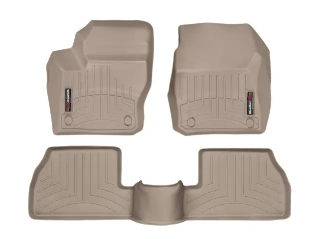 456461450752 - Accessories: Front &amp; Rear Tan FloorLiner™ DigitalFit® for WeatherTech Image