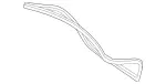 2227500400 - Trunk Lid: Sealing Frame for Mercedes-Benz Image