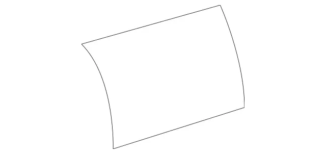 464695050064 - Body: Roof Molding Joint for Mercedes-Benz Image