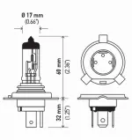 9003TB - : HELLA Daytime Running Light Bulb 9003TB for Hella Image