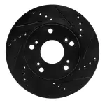 63359036R - : DFC Brake Rotor - Drilled and Slotted - Black for DYNAMIC FRICTION Image
