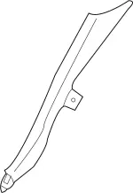 7691871U60 - Body: Lower Quarter Trim for Infiniti Image