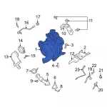 LC3Z6K682A - : Turbocharger for Ford Image
