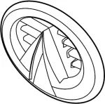 628903JA0A - Body: Emblem for INFINITI: JX35, QX60 Image