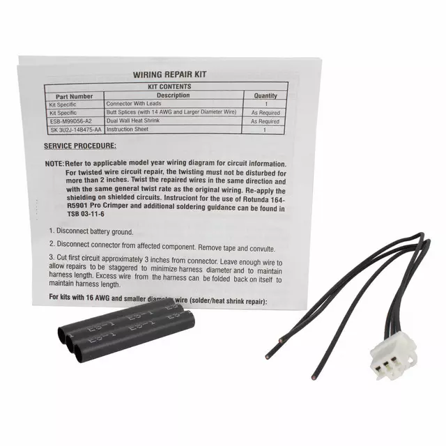 3U2Z14S411FLA - : Wire Assembly for Ford Image