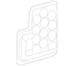 2065400600 - : Upper Cover for Mercedes-Benz Image