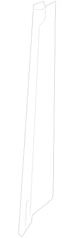 1646903787 - Rear Doors: Trim Molding for Mercedes-Benz Image