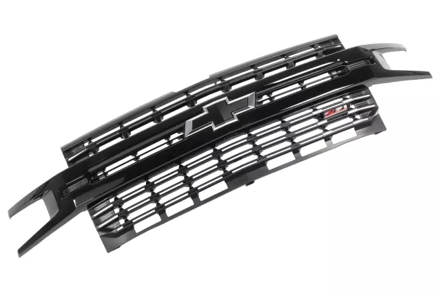 84493318 - : Black Front Grille for Chevrolet: Silverado 1500, Silverado 1500 LTD Image