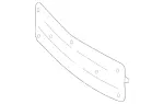 2138806405 - Detachable Parts: License Plate Holder for Mercedes-Benz: E300, E350, E43 AMG, E53 AMG, E63 AMG S Image
