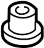 768810W000 - Body: Protector Grommet for Infiniti Image