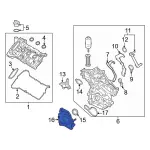 FT4Z6019H - : Timing Cover for Ford Image