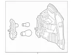 246906240164 - : Rear Lamp Combination for Mercedes-Benz: B Electric Drive, B250e Image