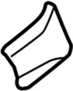 87389CG001 - Body: Recline Cover Side Cover for INFINITI: FX35, FX45 Image