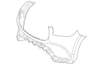 16788535069999 - Body: Bumper Cover for Mercedes-Benz Image