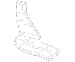 2228312500 - Heating and Ventilation: Air Duct for Mercedes-Benz Image