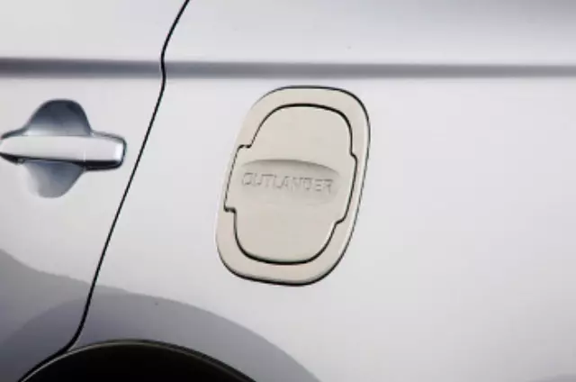 MZ314800 - Exterior: Alloy Fuel Door for Mitsubishi: Outlander Image