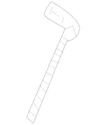 2136802525 - Side Walls: Dampening, Long. Member for Mercedes-Benz Image