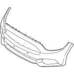 FR3Z17D957DPTM - Body: Bumper Cover for Ford Image