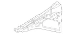 2516200787 - Cowl, Front Panel: Longitudinal Member for Mercedes-Benz Image