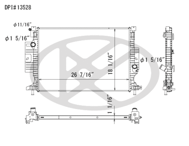 A13528 - Cooling Systems: Koyorad Radiator for Koyo Image