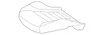21391002138U00 - : Driver Seat Cushion for Mercedes-Benz Image