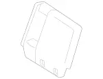 46392045069E43 - Body: Seat Back Cover for Mercedes-Benz Image