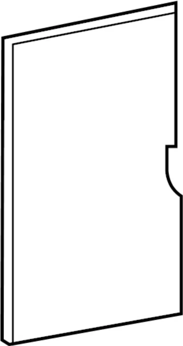 Quarter Panel Speaker Blank Cover - Infiniti (B4271U0100)