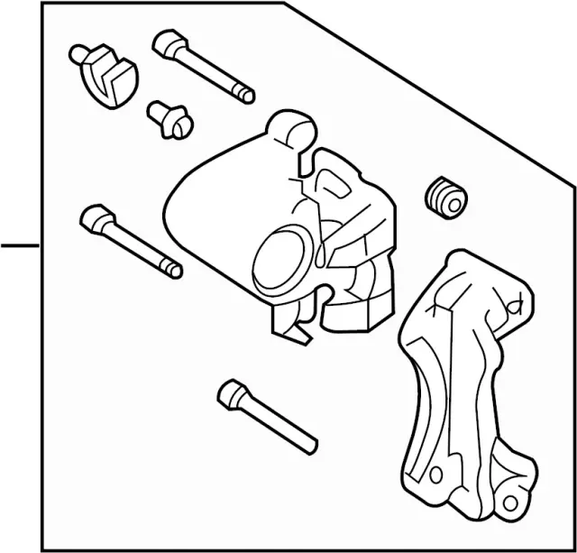 44001CD00D - : Caliper Assembly for Infiniti Image