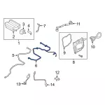 K2GZ9D333A - : Hose &amp; Tube Assembly for Ford Image