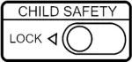 82891EG000 - : Child Lock Label for INFINITI: M35, M45, QX60 Image