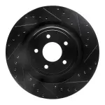 63340025R - : DFC Brake Rotor - Drilled and Slotted - Black for DYNAMIC FRICTION Image