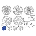 LC3Z1130GCA - Suspension: Wheel Cap for Ford Image