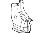 8S4Z5413025AB - Body: Corner Trim for Ford Image
