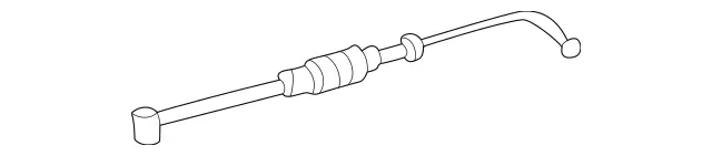 203880055964 - Attachment Parts: Hood Release Cable for Mercedes-Benz: 180C, C230, C240, C280, C32 AMG, C320, C350 Image image