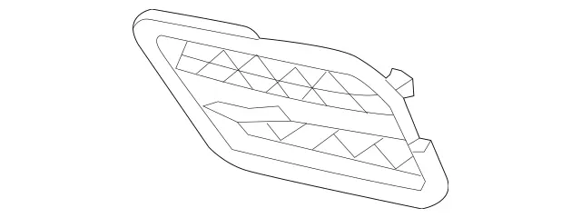 2078801224 - Attachment Parts: Cover, Bumper Area for Mercedes-Benz Image