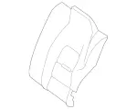 20792017478P64 - Body: Seat Back Cover for Mercedes-Benz Image