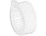 2122708805 - Electrical: Stator for Mercedes-Benz: C 350e, GLC 350e, S 550e Image image