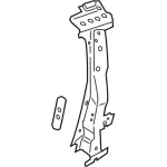 FR3Z6324301A - Body: Lock Pillar for Ford: Mustang Image