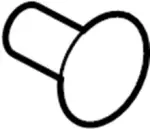 8087456A00 - : Side Spoiler Grommet for INFINITI: Q50, QX30, QX50 Image